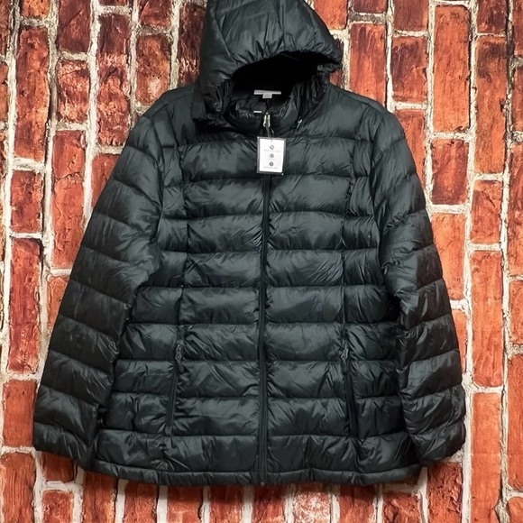 Charter Club Jackets & Blazers - Charter Club Women’s Hooded Packable Puffer Jacket Coat Plus Size XXL